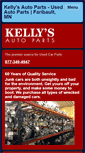 Mobile Screenshot of kellysautosalvage.com